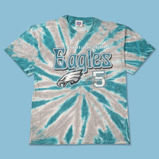 Vintage Philadelphia Eagles Tie Dye T-Shirt Large 