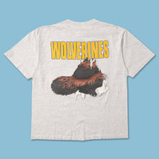 Vintage Nutmeg Michigan Wolverines T-Shirt Large 