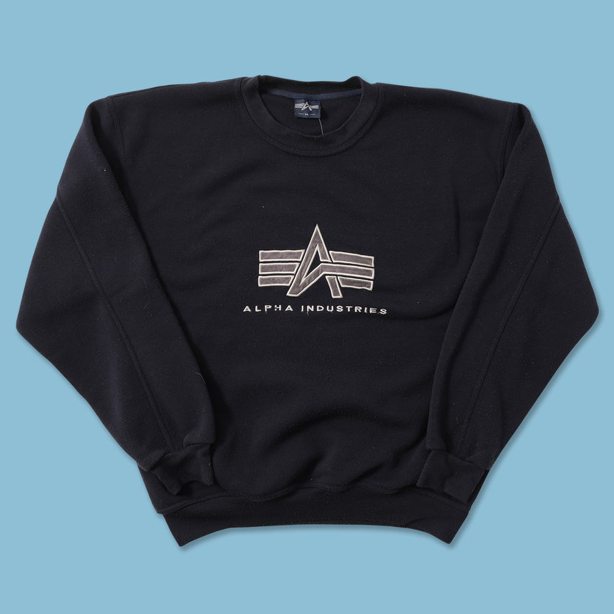 Vintage Alpha Industries Sweater XLarge 