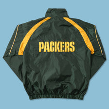 Vintage Green Bay Packers Track Jacket Large 