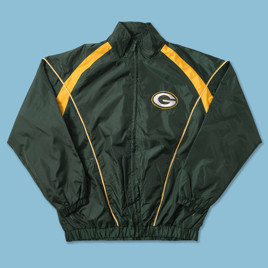 Vintage Green Bay Packers Track Jacket Large 