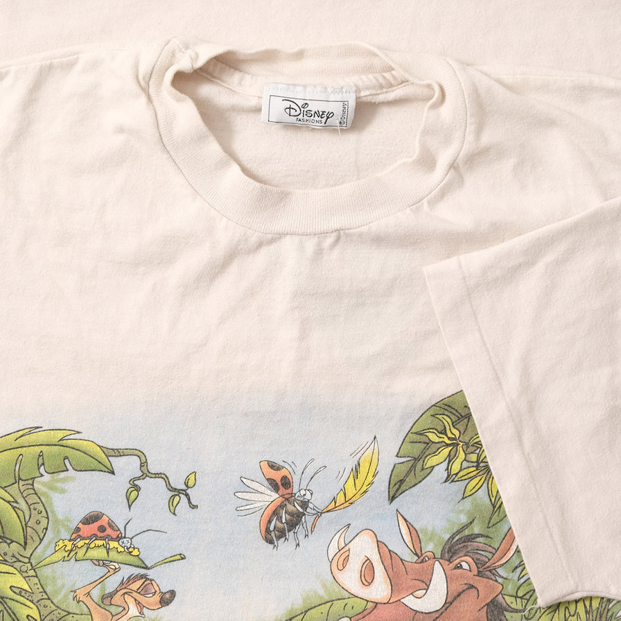 Vintage Lion King Timon and Pumbaa T-Shirt XLarge 