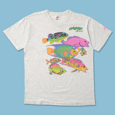 Vintage Fishes T-Shirt Large 