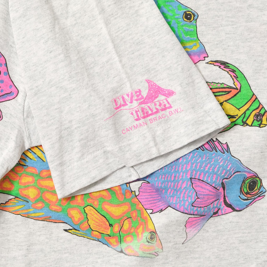 Vintage Fishes T-Shirt Large 