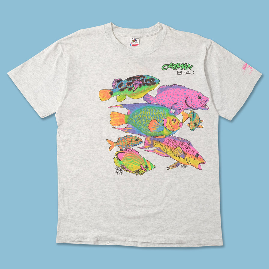Vintage Fishes T-Shirt Large 