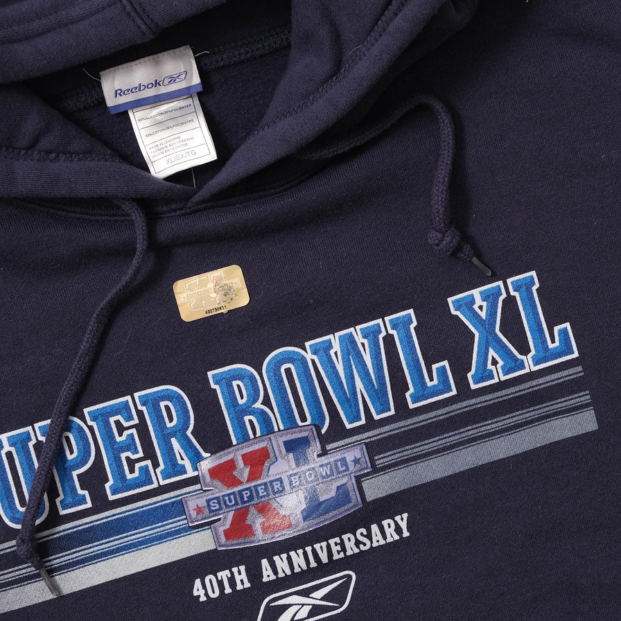 2006 Reebok Super Bowl Hoody XXLarge 
