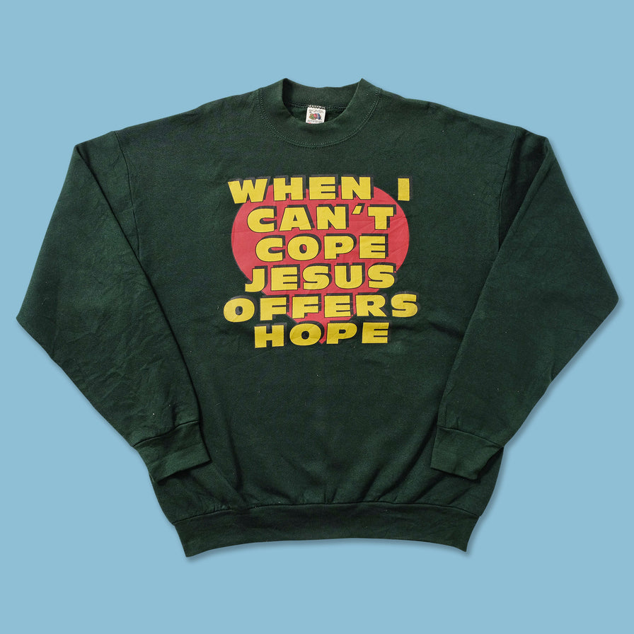 Vintage Jesus Sweater Large 