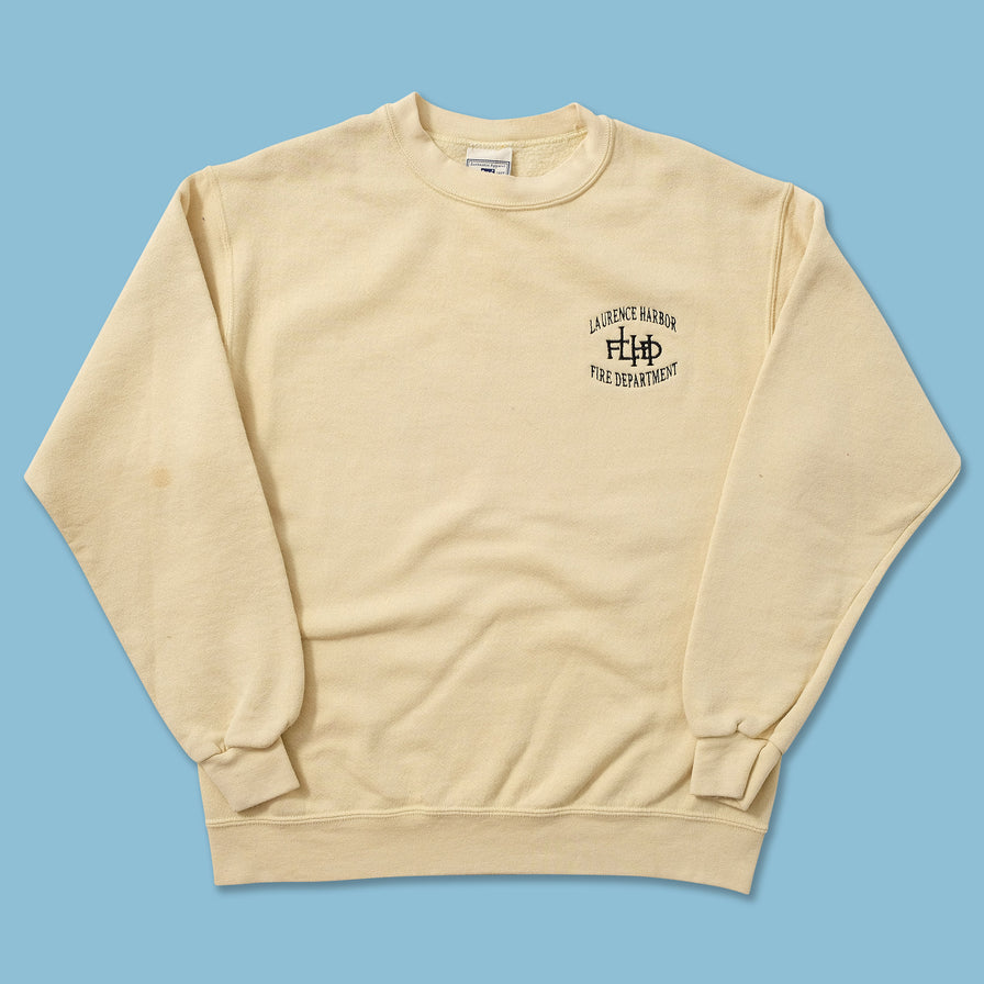 Vintage Fire Department Sweater Small 