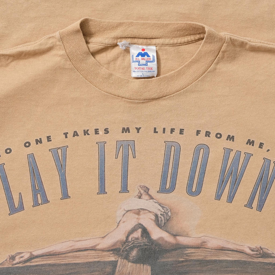 Vintage Jesus T-Shirt Large 