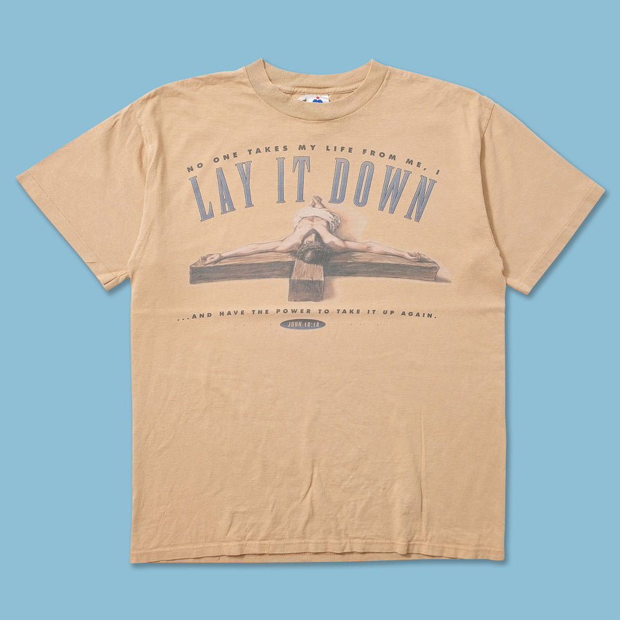 Vintage Jesus T-Shirt Large 