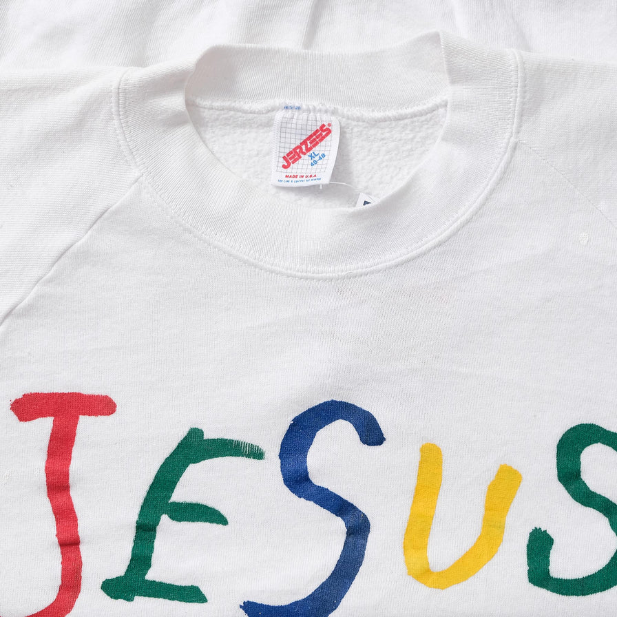 Vintage Jesus Sweater Medium 
