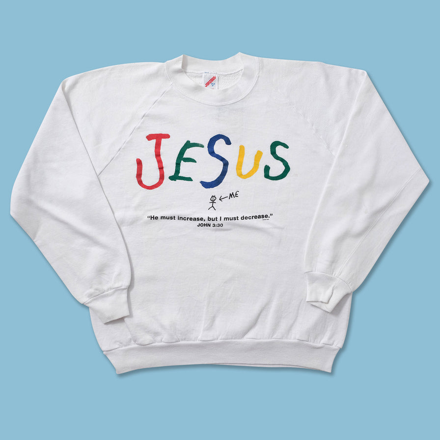 Vintage Jesus Sweater Medium 