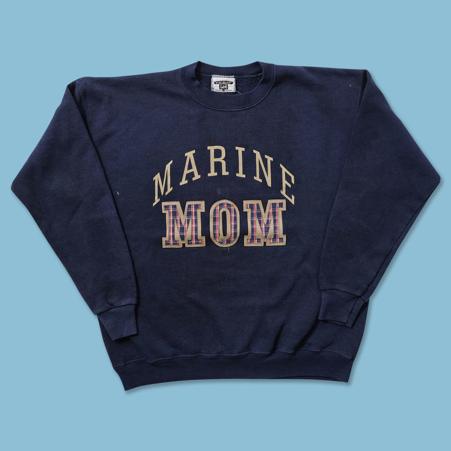 Vintage Marine Mom Sweater Medium 