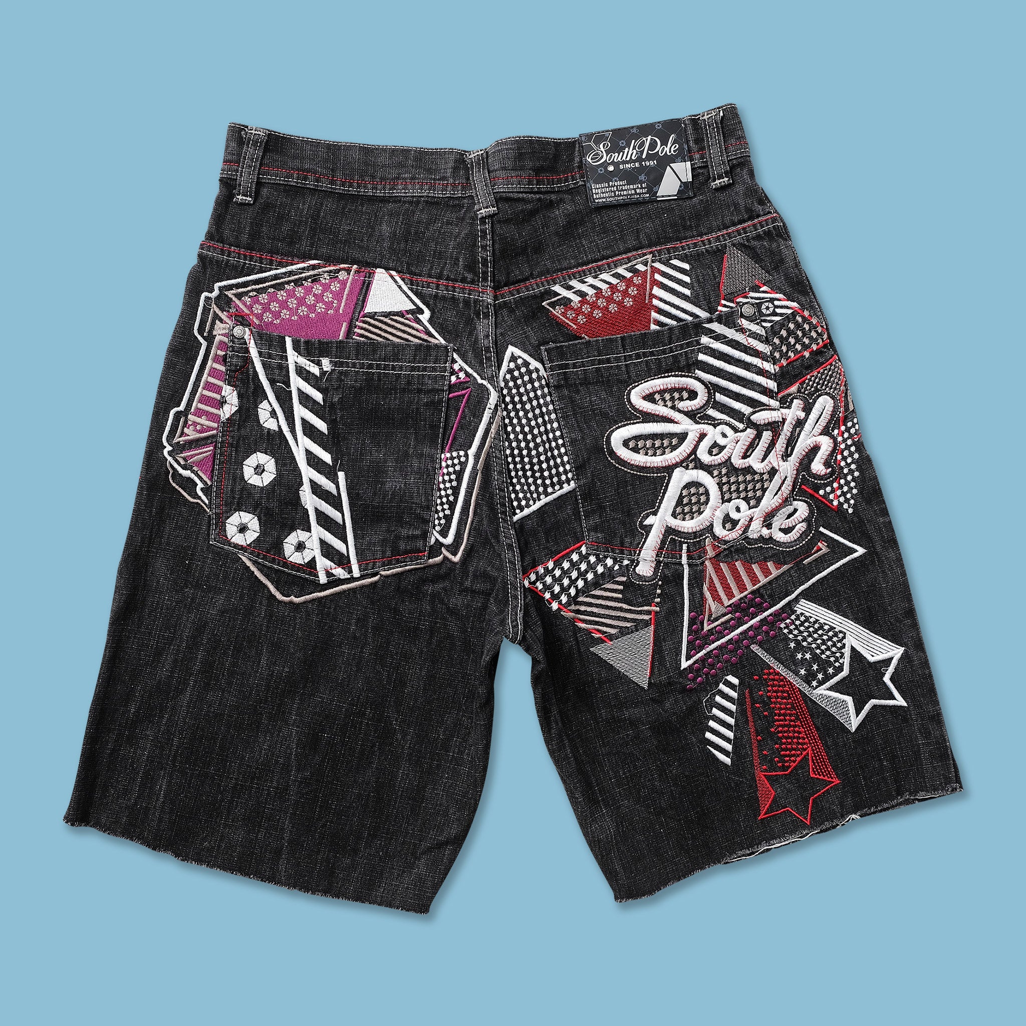 パンツ 90s 00s SOUTHPOLE shorts  buggy Vintage Southpole Denim Shorts Baggy Carpenter Loose Hip Hop