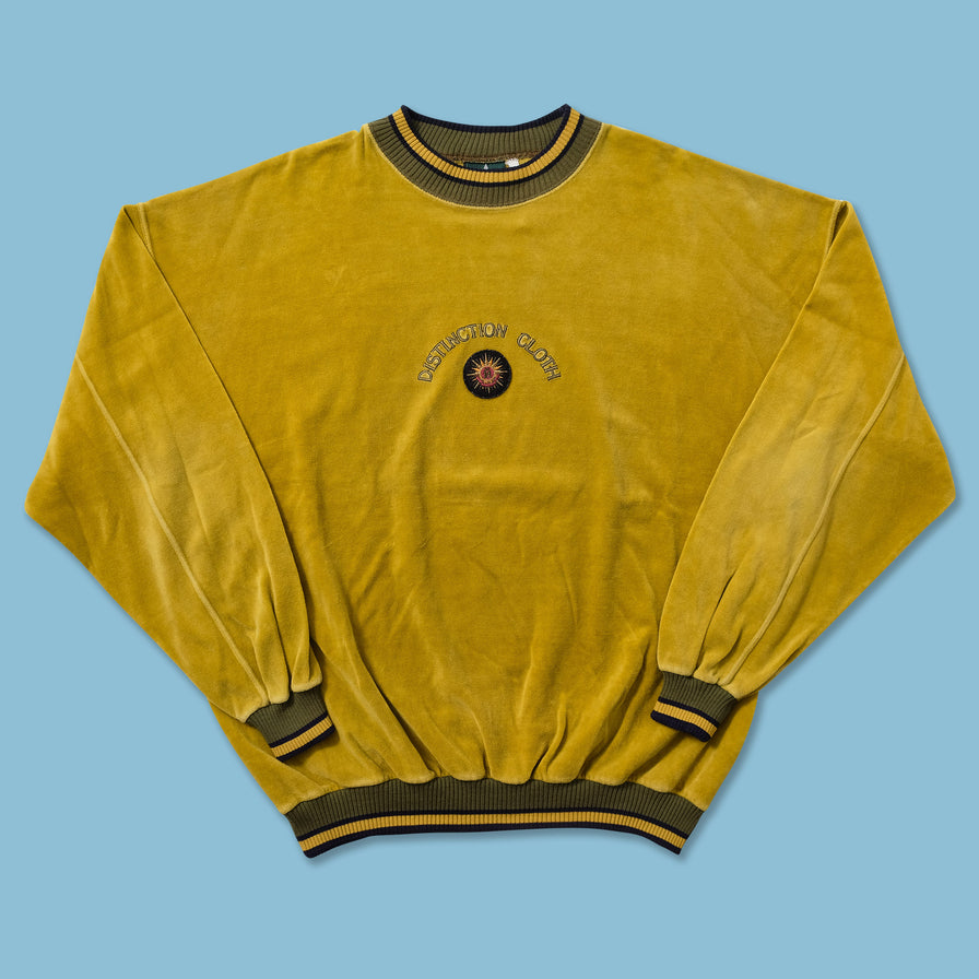 Vintage Velour Sweater XLarge 