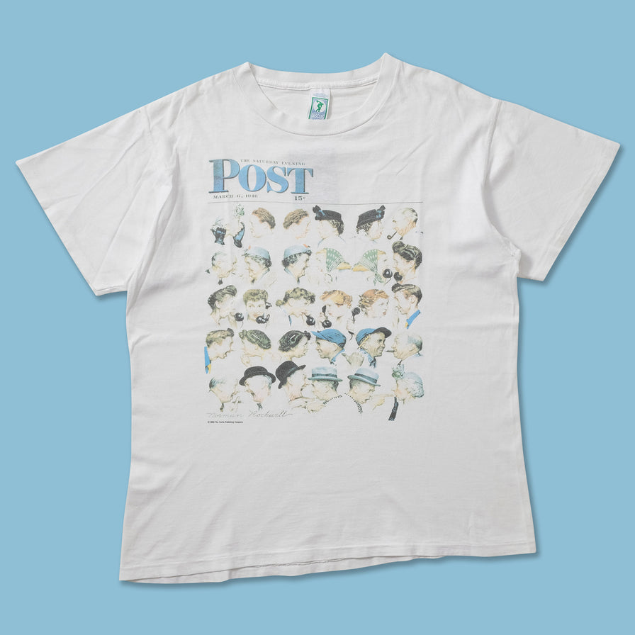 1990 The Saturday Evening Post T-Shirt Large 