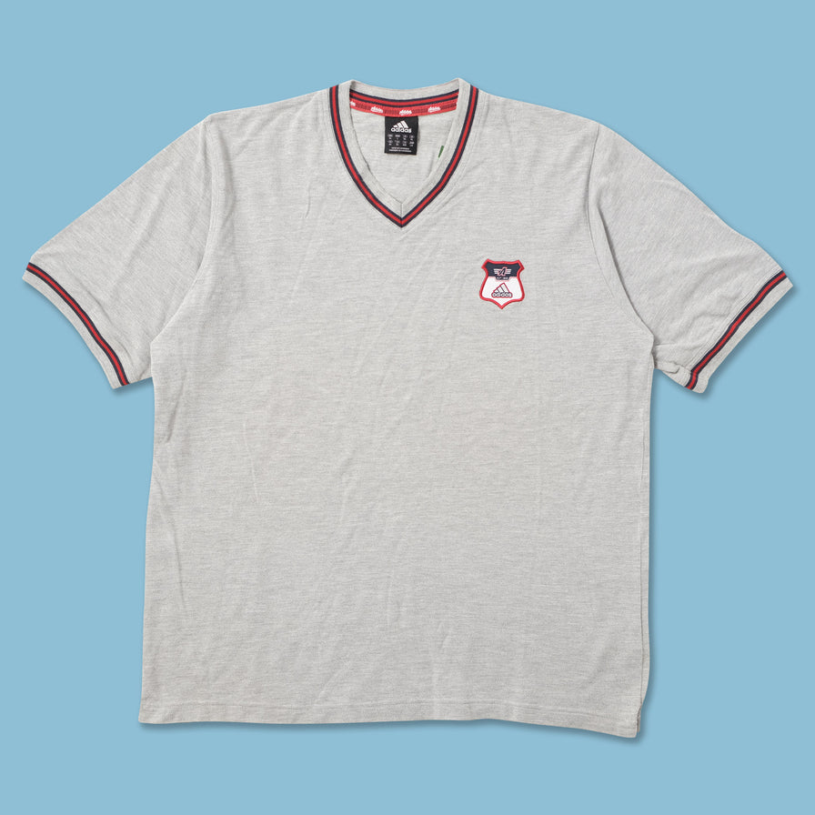 Vintage adidas V-Neck T-Shirt XLarge 