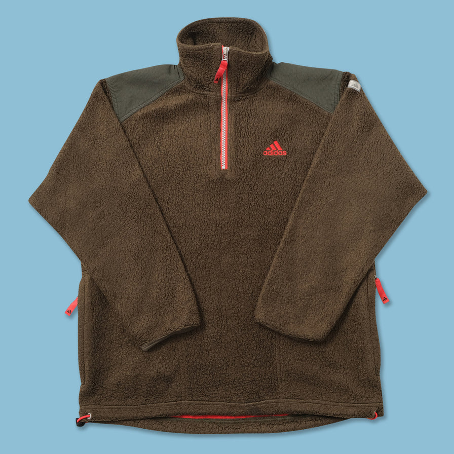 Vintage adidas Q-Zip Fleece Small 