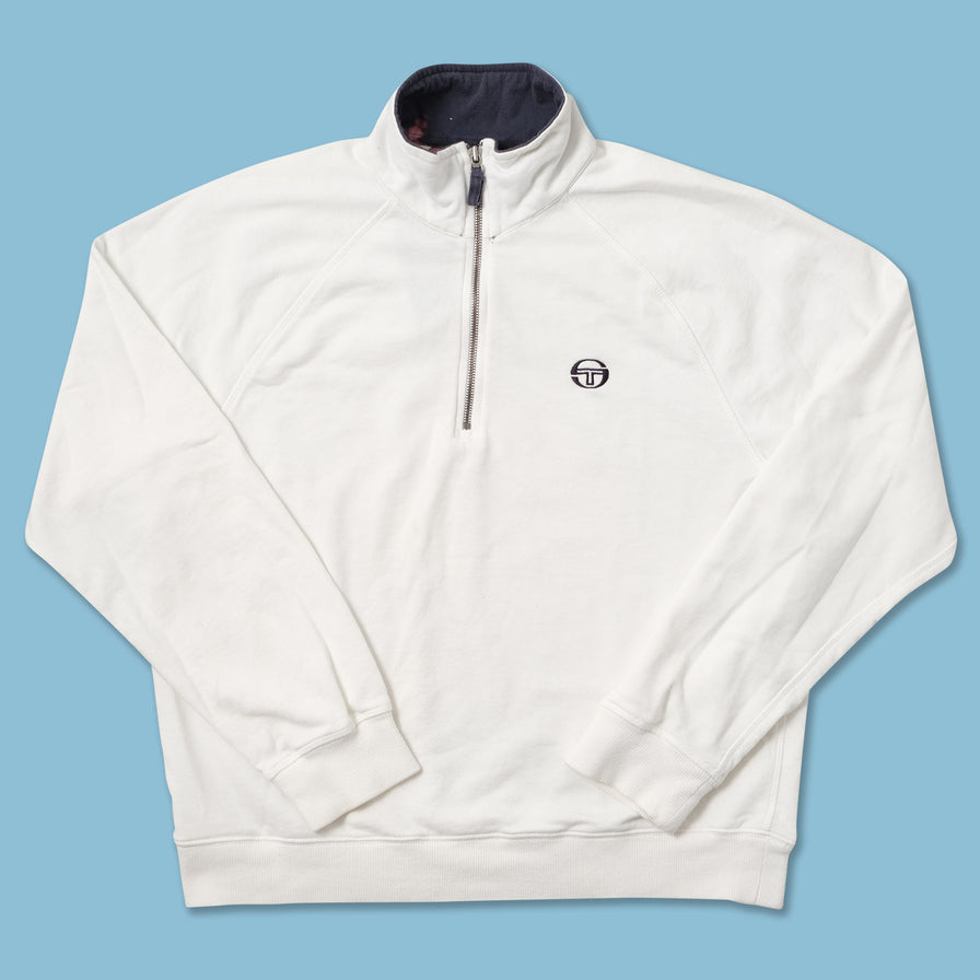 Vintage Sergio Tacchini Q-Zip Sweater Medium 