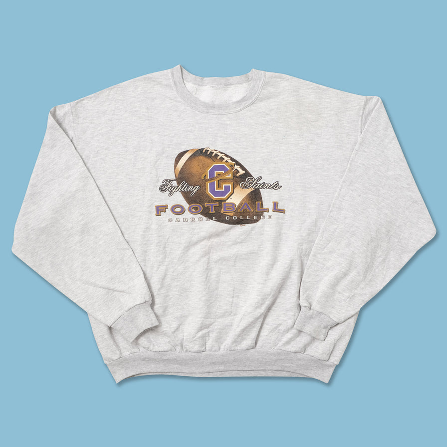 Vintage Carroll Fighting Saints Sweater Large 