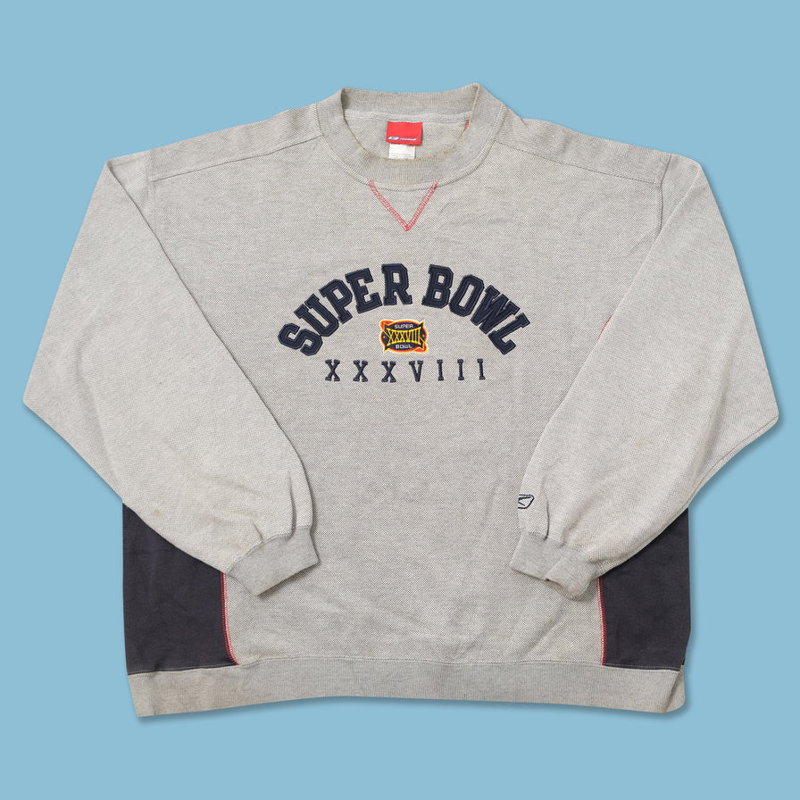 Vintage 2004 Reebok Super Bowl Sweater XLarge 