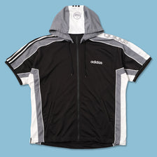 Vintage adidas Hooded Shooting Jacket XLarge 