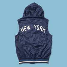 Vintage New York Yankees Hooded Vest XSmall 