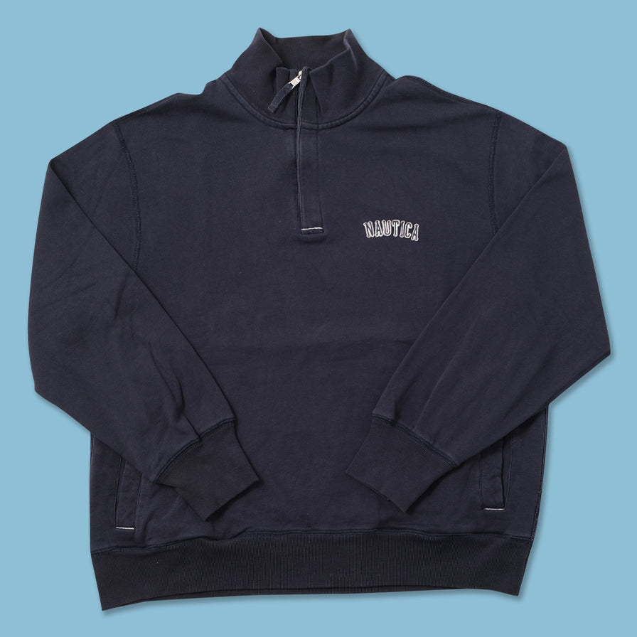 Vintage Nautica Q-Zip Sweater Medium 