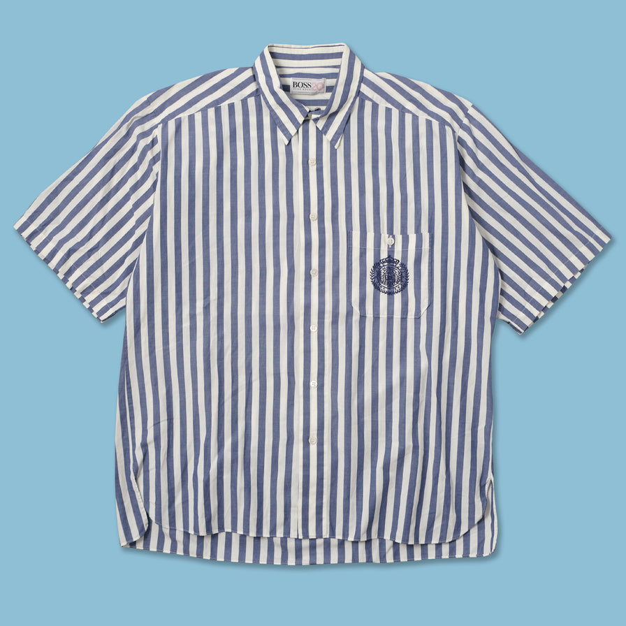 Vintage Hugo Boss Striped Shirt XLarge 