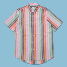 Vintage Lacoste Striped Shirt Medium 
