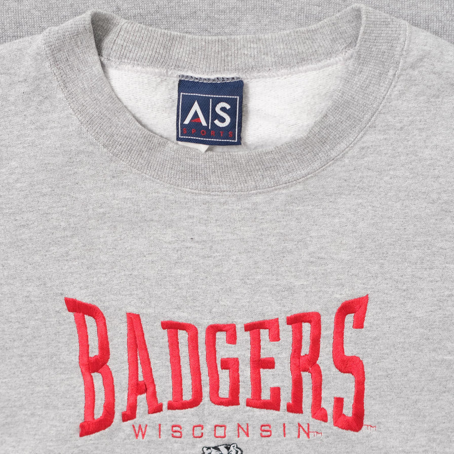 Vintage Wisconsin Badgers Sweater XLarge 