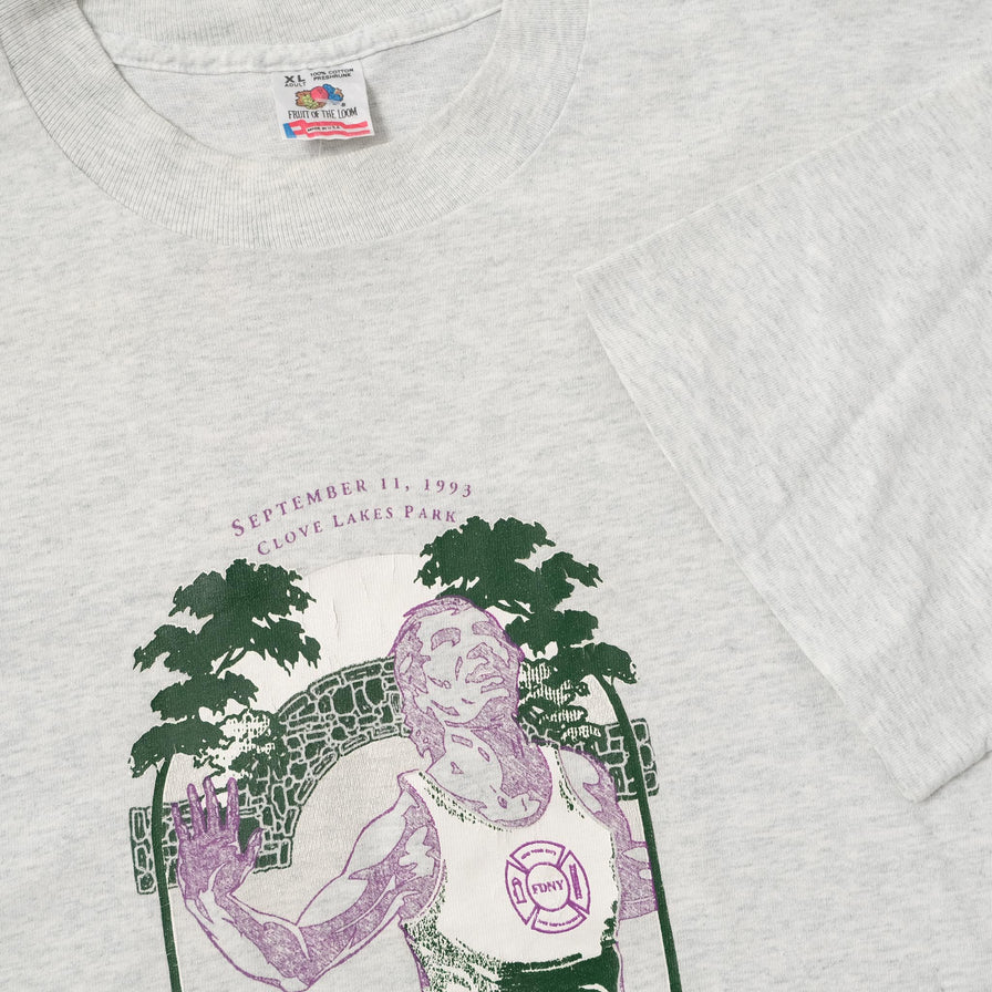 Vintage 1993 Marty Celic Run T-Shirt XLarge 