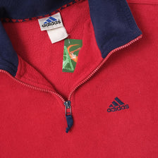 Vintage adidas Q-Zip Fleece Large