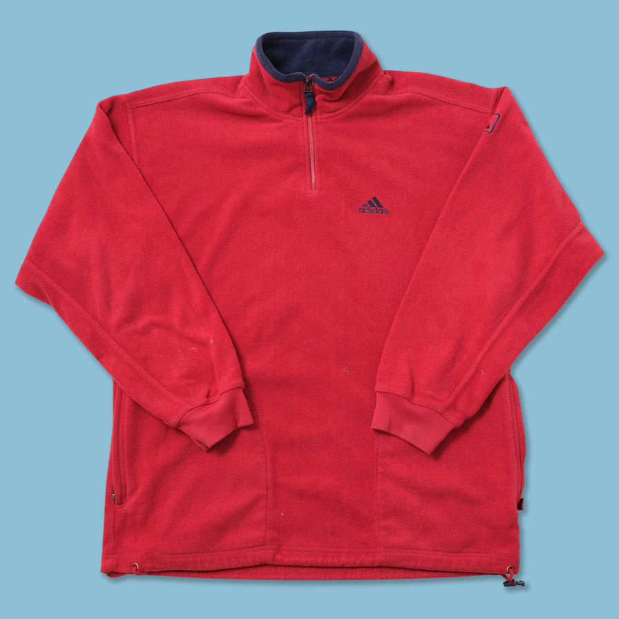 Vintage adidas Q-Zip Fleece Large 
