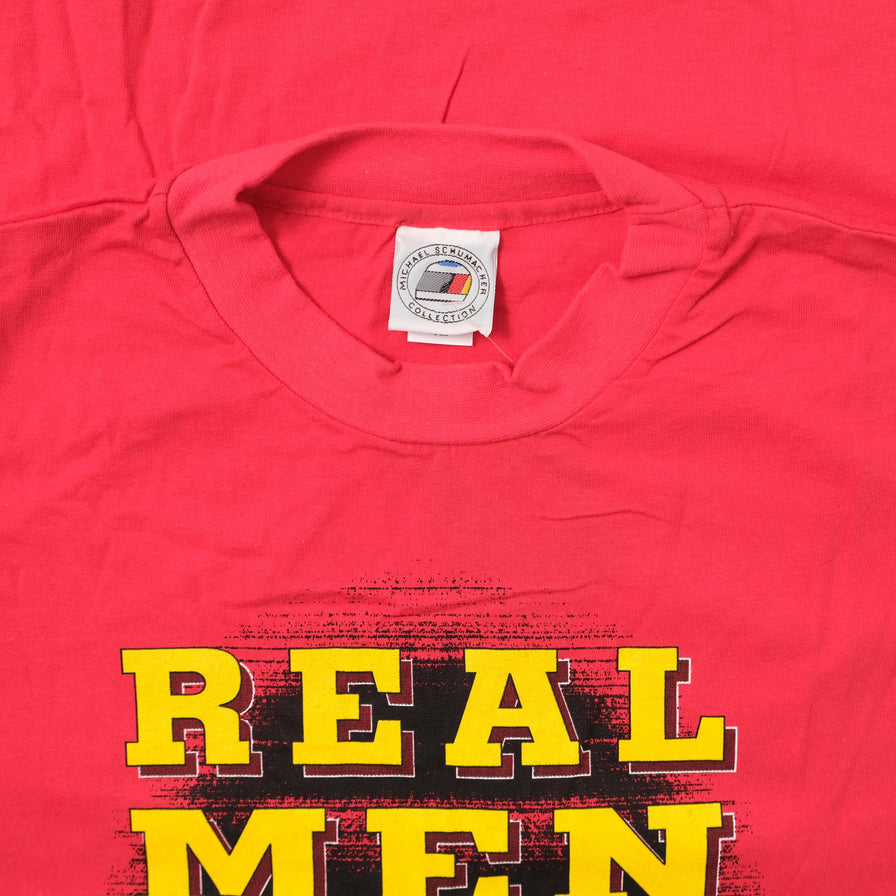 Vintage DS 1996 Michael Schumacher Ferrari T-Shirt XLarge 