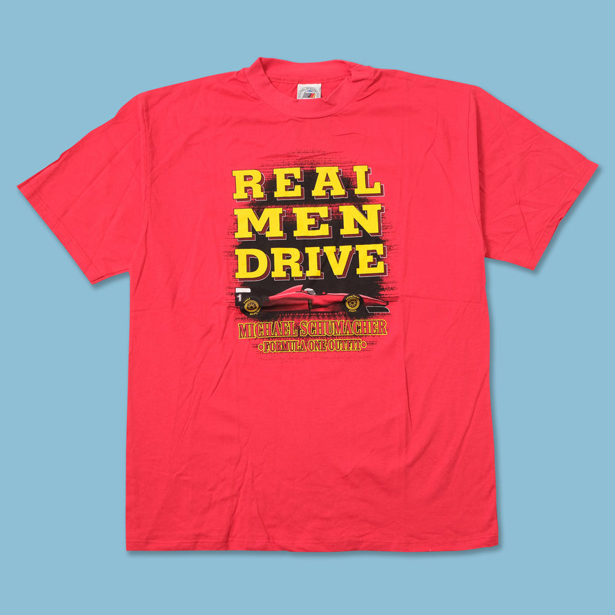 Vintage DS 1996 Michael Schumacher Ferrari T-Shirt XLarge 