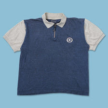 Vintage Champion Q-Zip Polo Medium 