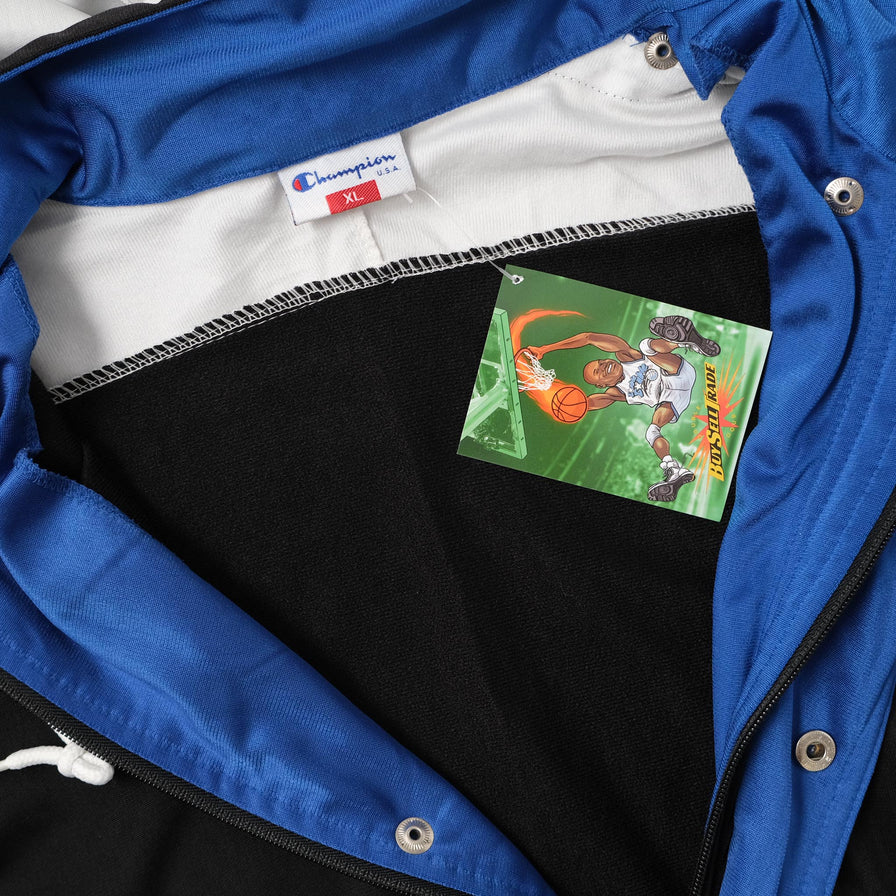 Vintage Champion Hooded Shooting Jacket XLarge 