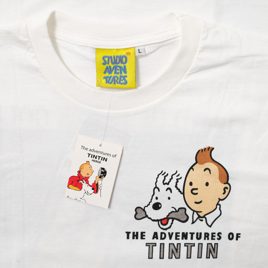 Vintage DS Tintin Land Of Black Gold T-Shirt Large 