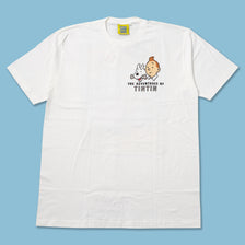 Vintage DS Tintin Red Rackham's Treasure T-Shirt XLarge