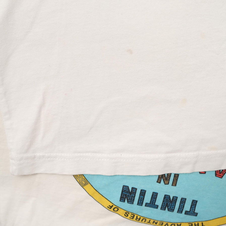 Vintage Tintin in Zanzibar T-Shirt Small 