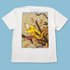 Vintage DS Tintin The Crab With The Golden Claws T-Shirt Large 