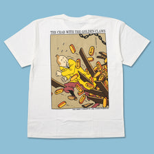 Vintage DS Tintin The Crab With The Golden Claws T-Shirt Large 