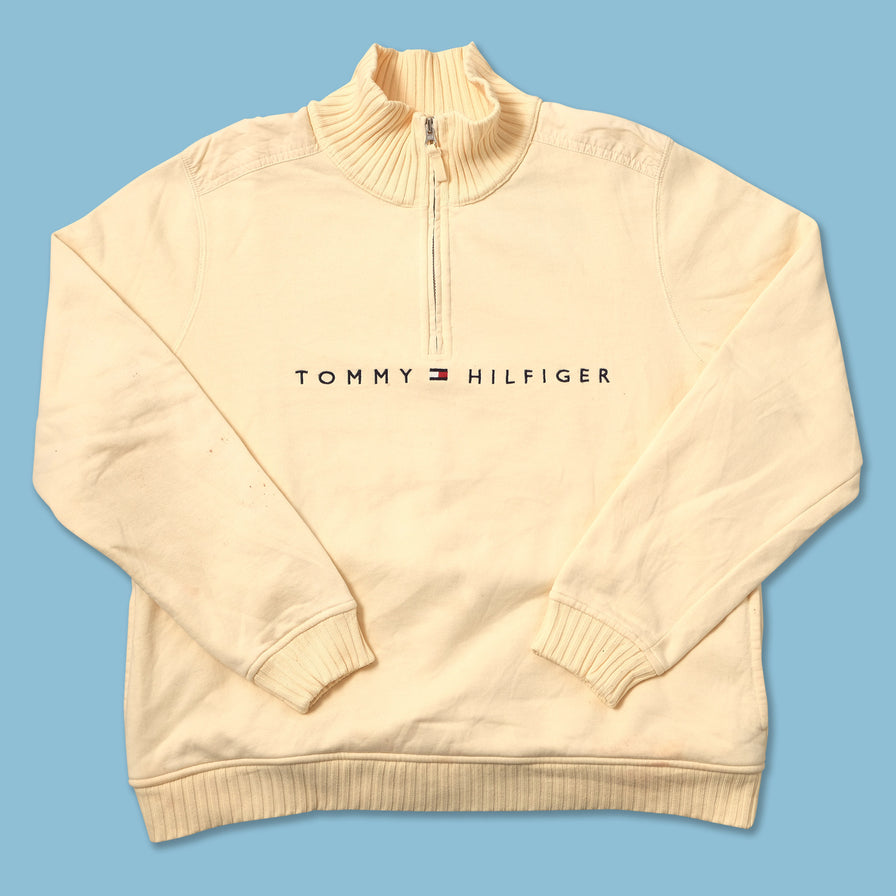 Vintage Tommy Hilfiger Q-Zip Sweater Large 