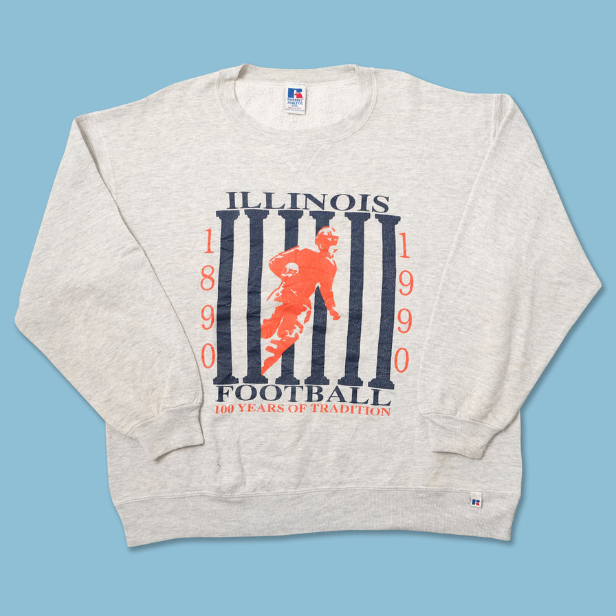 Vintage 1990 University of Illinois Sweater Large 