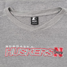 Vintage Starter Nebraska Huskers Sweater Large 