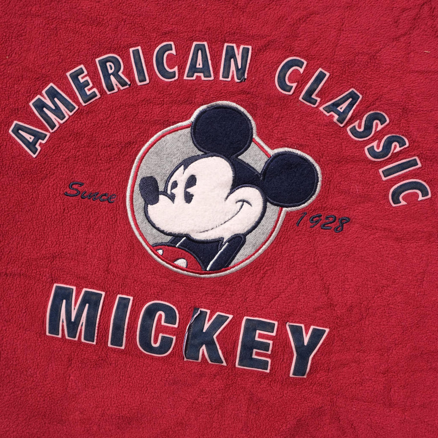 Vintage Mickey Mouse Fleece Large 