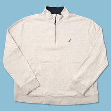 Vintage Nautica Q-Zip Sweater XLarge 