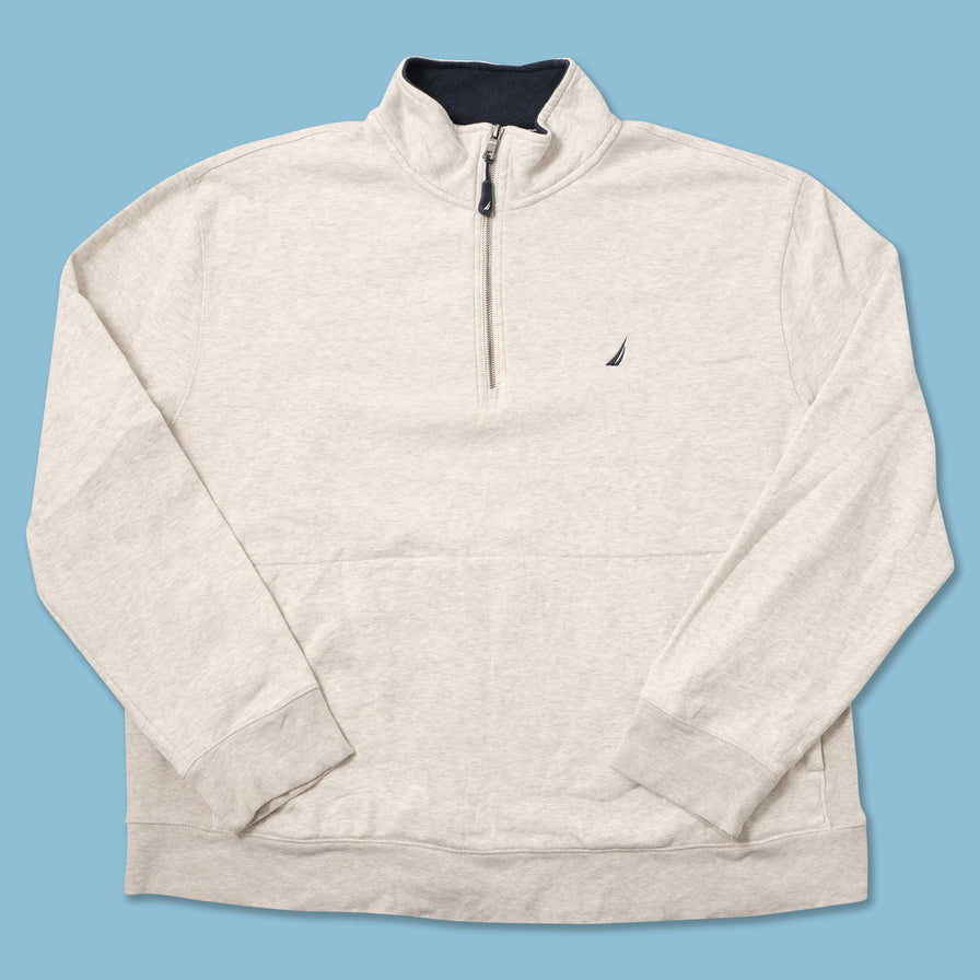 Vintage Nautica Q-Zip Sweater XLarge 