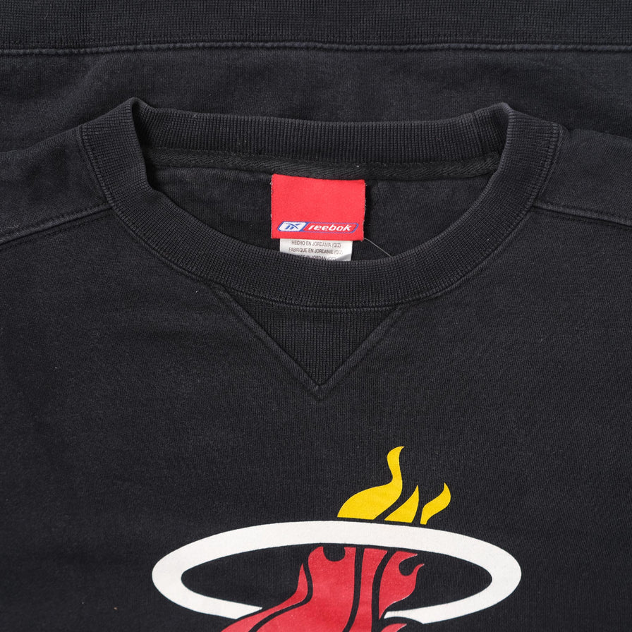 Vintage Reebok Miami Heat Sweater XLarge 